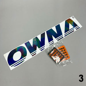 CAR STICKER & FREE AIR-FRESHENERS!