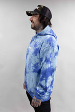 Load image into Gallery viewer, BLUE &#39; TIE DYE &#39; BASIC HOODIE!