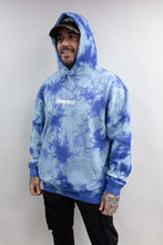 Load image into Gallery viewer, BLUE &#39; TIE DYE &#39; BASIC HOODIE!