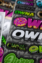 Load image into Gallery viewer, &#39; OWNA &#39; STICKER SHEET!