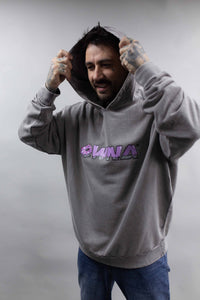 ' ACID WASHED ' DONUTS OVERSIZE HOODIE
