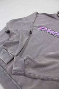' ACID WASHED ' DONUTS OVERSIZE HOODIE
