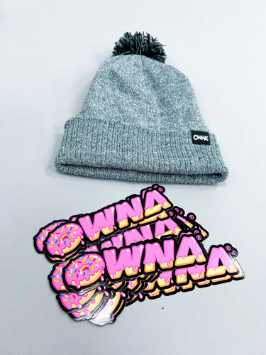 BEANIE & DONUT STICKER COMBO