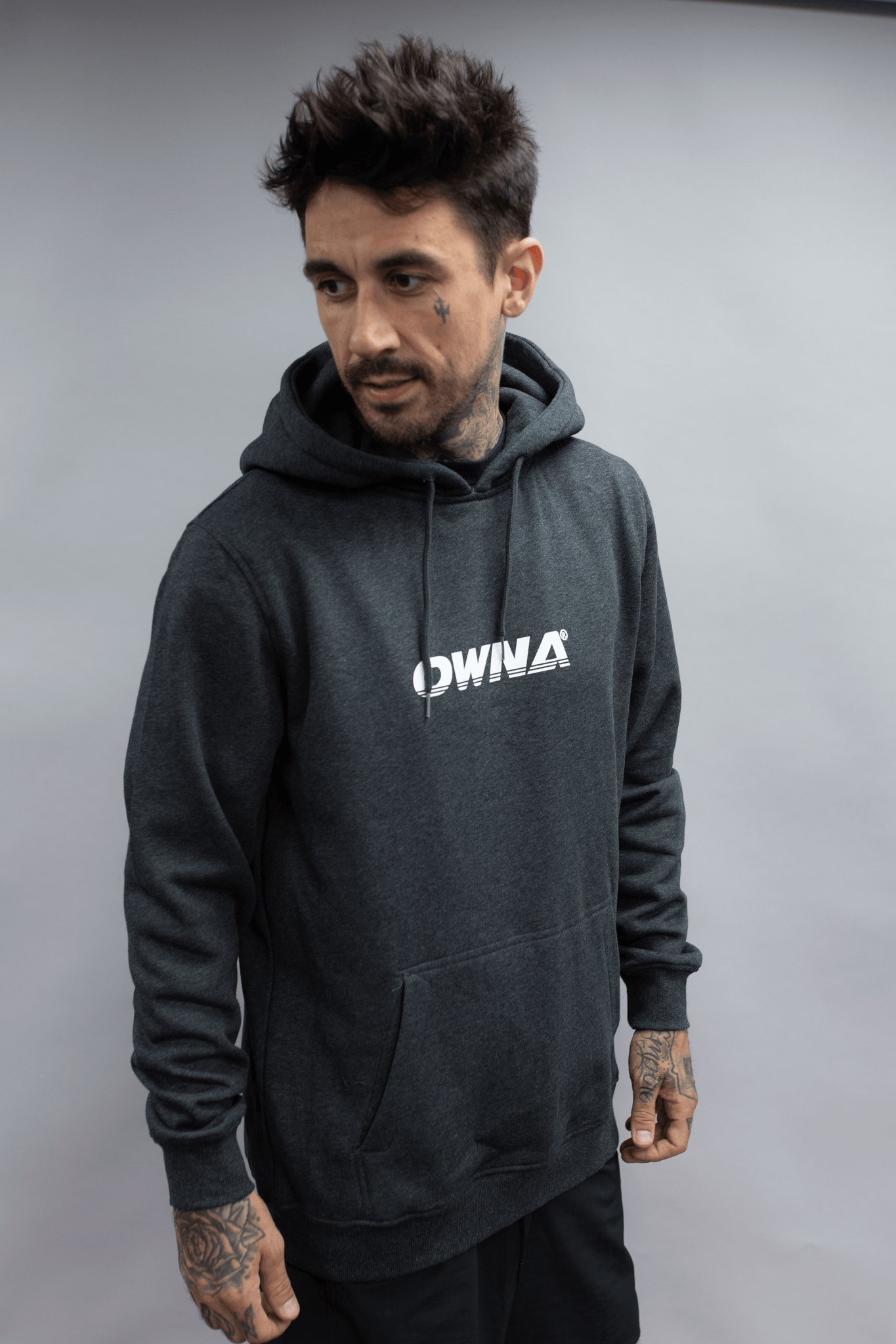 OWNA SLATE CHARCOAL HOODIE OWNAbrand