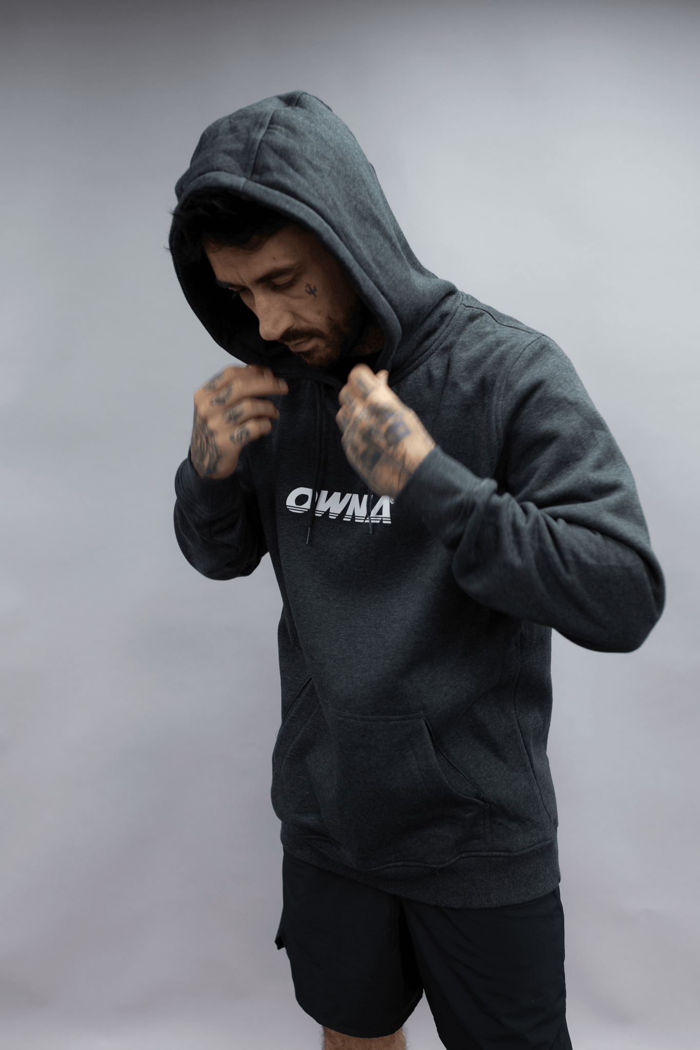 OWNA SLATE CHARCOAL HOODIE OWNAbrand