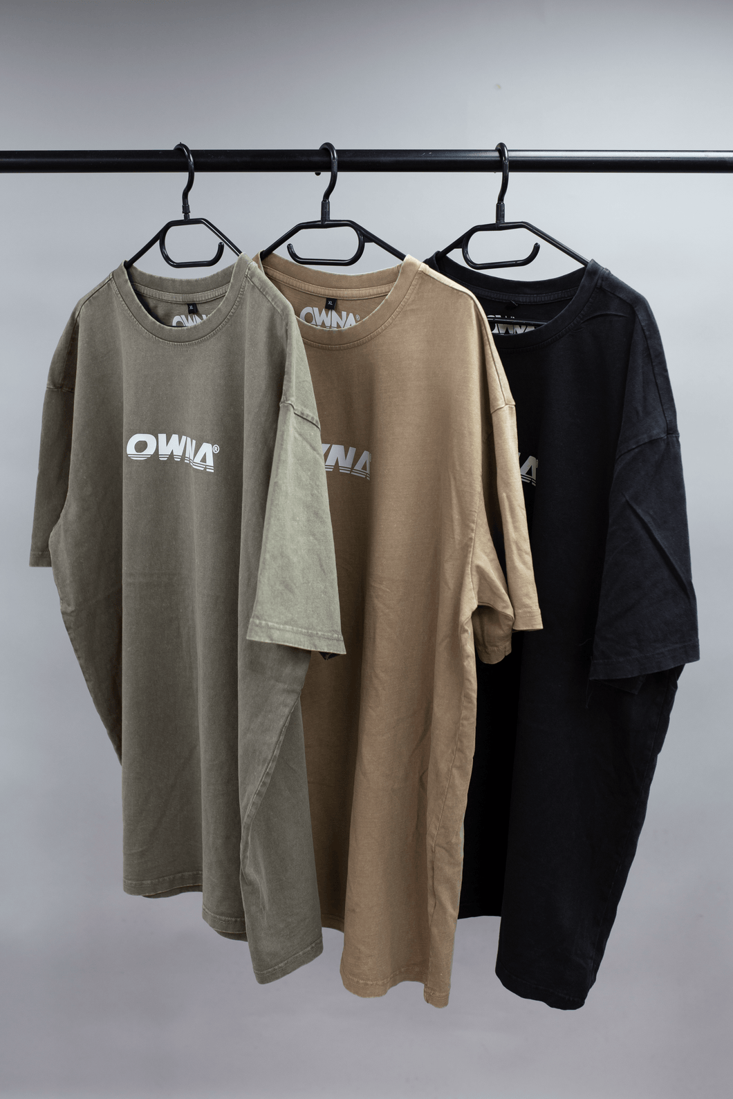 HEAVY OVERSIZED ' WASHED ' T-SHIRT BUNDLE ( 3 PACK )