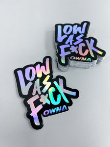 LOW AS F*CK CAR / VAN / Stickers