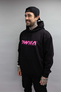 PINK LOGO BASIC HOODIE