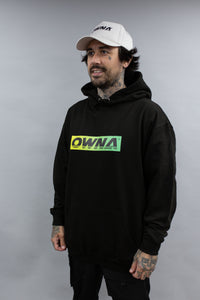 OWNA ' GREEN FADE ' BASIC HOODIE!