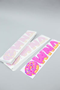 ' DONUT ' CAR STICKER