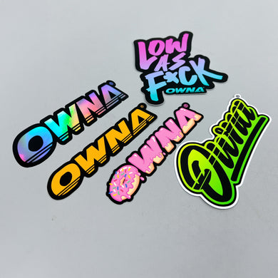 OWNA STICKERS