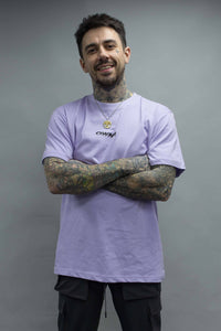 LILAC ' STAMP ' T-SHIRT