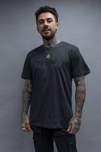 ' BLACK & CHARCOAL ' T-SHIRT
