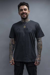 ' BLACK & CHARCOAL ' T-SHIRT