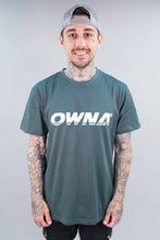 Load image into Gallery viewer, &#39; OWNA &#39; GREEN WASH T-SHIRT